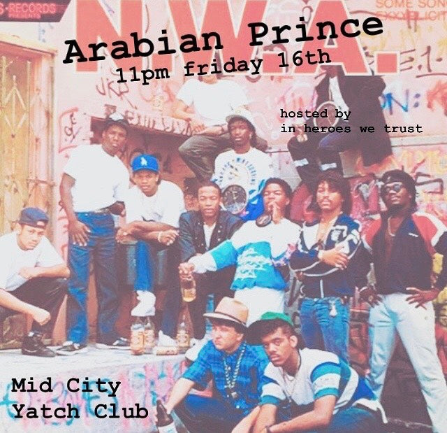 IHWT presents Arabian Prince at Mid City Yatch Club, West Adams